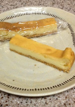 バーになったベイクドチーズケーキ-レシピのメイン写真