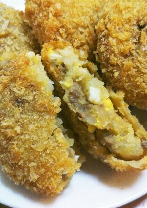 ソースなしでも食べられるコロッケ-レシピのメイン写真