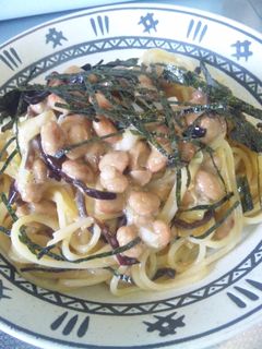 簡単!納豆パスタ-レシピのメイン写真
