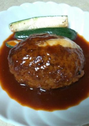 煮込みハンバーグ-レシピのメイン写真