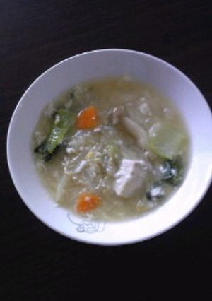 親子春雨スープ-レシピのメイン写真