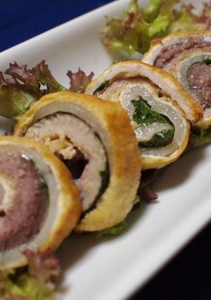 鰯と豚シソの油揚げロール-レシピのメイン写真