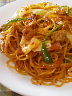 ゜・*。焼きそば風ラー油パスタ。*・゜-レシピのメイン写真