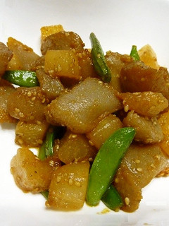 大根とコンニャクで中華風炒め物~♪-レシピのメイン写真