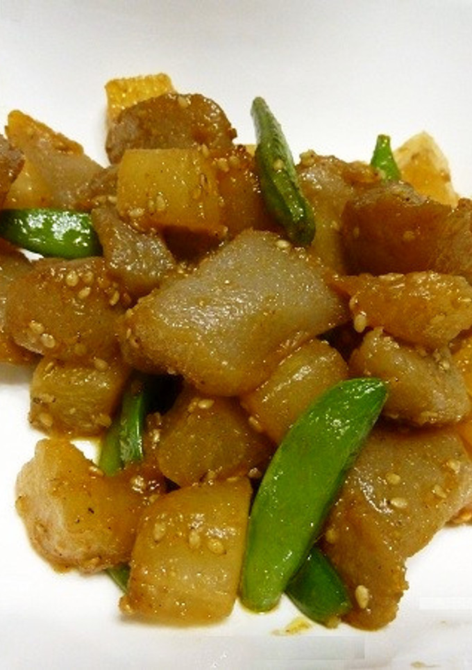 大根とコンニャクで中華風炒め物～♪-レシピのメイン写真