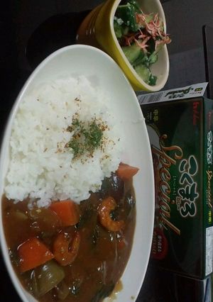 エビとナスのバターカレー-レシピのメイン写真