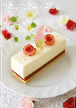 ⁂チェリーチーズムース⁂-レシピのメイン写真