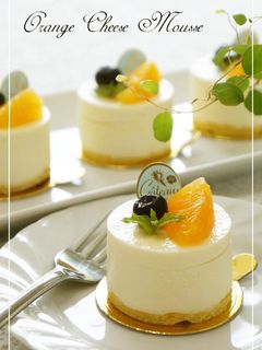 ⁂爽やか❀オレンジチーズムース⁂-レシピのメイン写真