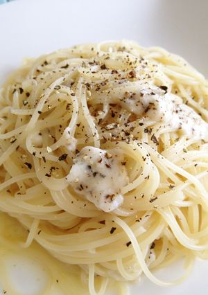 胡椒のパスタ☆特別な日に白ワインで-レシピのメイン写真