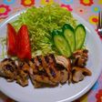 香味醤油麹でスパイシーチキンステーキ