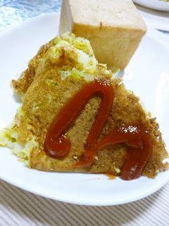 ずぼら☆キャベツどっさりオープンオムレツ-レシピのメイン写真
