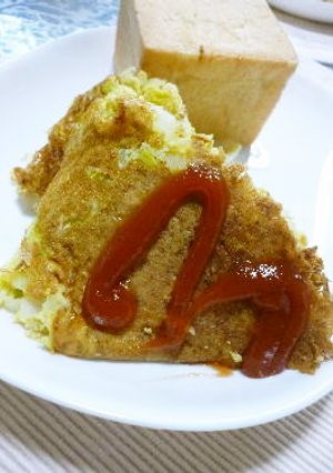 ずぼら☆キャベツどっさりオープンオムレツ-レシピのメイン写真