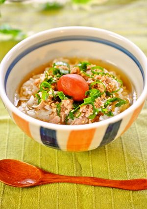 暑い夏に☆梅＆ツナの冷やし茶漬け♪-レシピのメイン写真