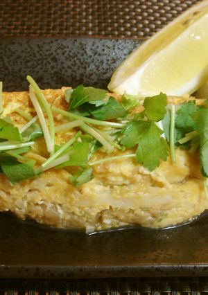 タヌキ蕎麦風の玉子焼き！-レシピのメイン写真
