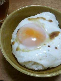 5分で出来る目玉焼き丼-レシピのメイン写真