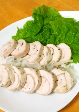 鶏ハム~バジル風味~-レシピのメイン写真