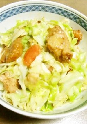中華名菜酢豚で、キャベツ半分食べられます-レシピのメイン写真