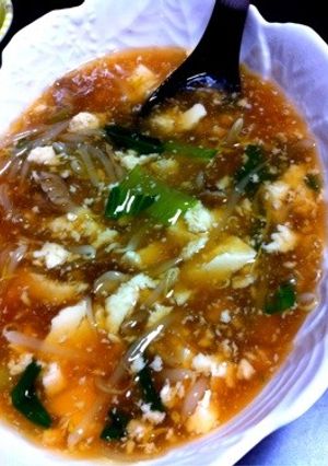 もやしと豆腐のサンマー麺ふう(^-^)-レシピのメイン写真