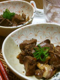 滋養☆鶏肝のしょうが煮☆1:1:2で♪-レシピのメイン写真