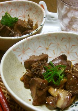 滋養☆鶏肝のしょうが煮☆1：1：2で♪-レシピのメイン写真