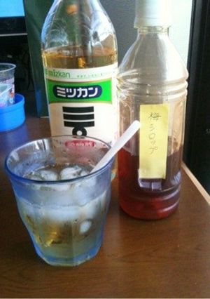 梅シロップで☆即席 梅サワー!!-レシピのメイン写真