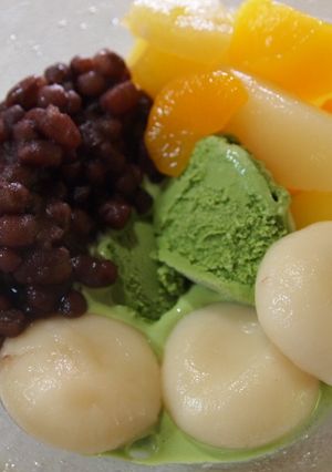 クリーム白玉あん-レシピのメイン写真