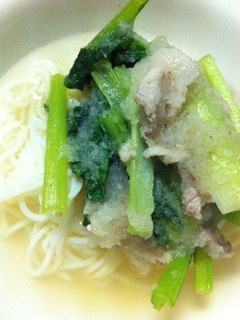 みぞれにゅうめん-レシピのメイン写真