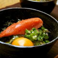 รูปของ 贅沢一腹のせ！夏バテ知らずの明太子丼☆