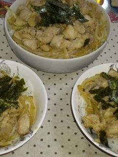 塩麹の鶏丼-レシピのメイン写真