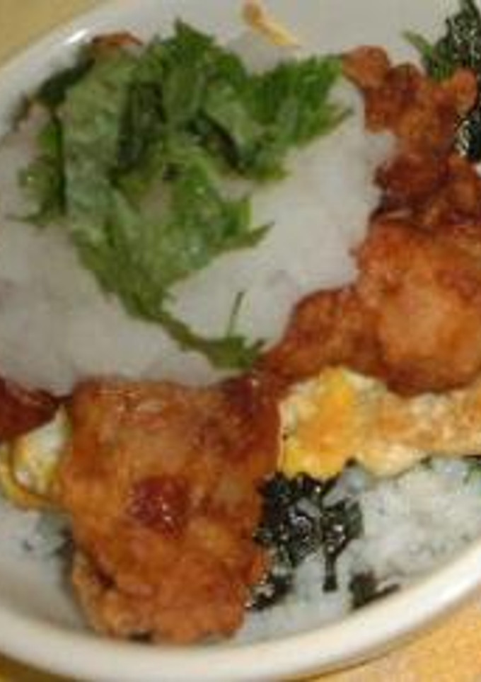 から揚げおろし丼-レシピのメイン写真