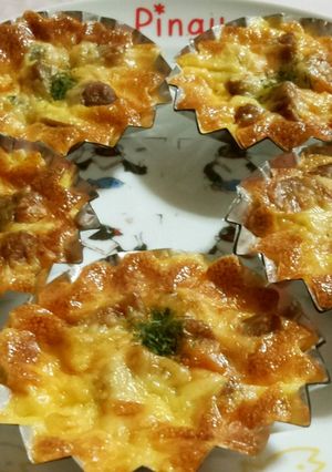 簡単ミニキッシュ(お弁当に!!)-レシピのメイン写真