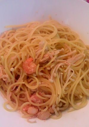 エビときのこの明太子パスタ-レシピのメイン写真