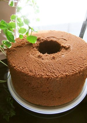 チョコレートのシフォンケーキ♬-レシピのメイン写真