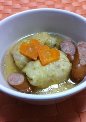 キャベツと挽肉の簡単ロールキャベツ！！-レシピのメイン写真
