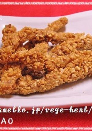 ピーナツ衣揚げポークスティック-レシピのメイン写真