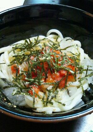 簡単冷やし明太子うどん-レシピのメイン写真