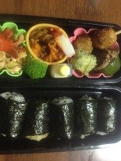 ピーマン肉詰め弁当-レシピのメイン写真