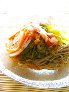 夏のランチに〜*変わり冷やし蕎麦*〜-レシピのメイン写真