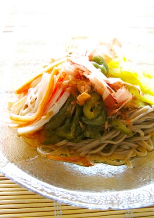 夏のランチに〜＊変わり冷やし蕎麦＊〜-レシピのメイン写真