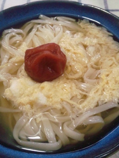 あっさり梅うどん-レシピのメイン写真