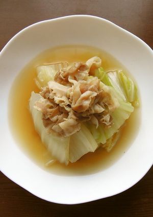 白菜と豚肉のスープ仕立て-レシピのメイン写真