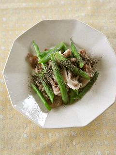 インゲンと豚肉のナンプラー炒め-レシピのメイン写真