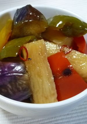 長芋とカラフル野菜の焼き南蛮-レシピのメイン写真