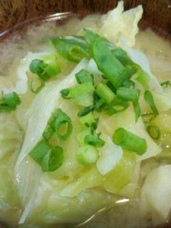 甘みたっぷり簡単味噌汁。-レシピのメイン写真