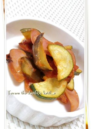 簡単★ナスとズッキーニのトマト煮-レシピのメイン写真