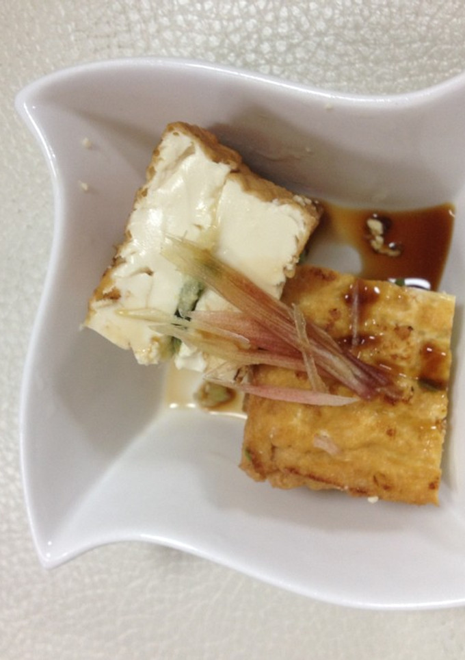 美味し～ 厚揚げのはさみ焼き-レシピのメイン写真