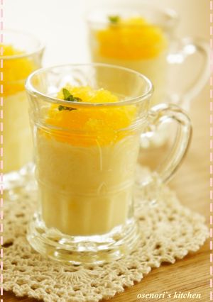 生クリーム不要　オレンジヨーグルトムース-レシピのメイン写真