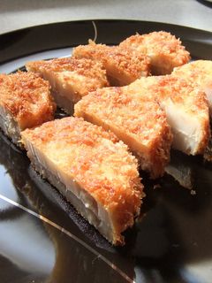 簡単☆鶏ひき肉のレンコンはさみ揚げ-レシピのメイン写真