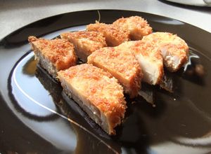簡単☆鶏ひき肉のレンコンはさみ揚げ-レシピのメイン写真