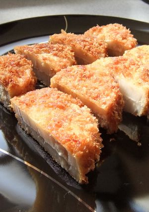 簡単☆鶏ひき肉のレンコンはさみ揚げ-レシピのメイン写真